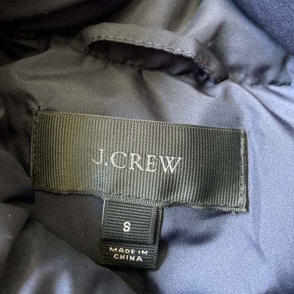 J. Crew Excursion Vest navy quilted vest size small - Picture 4 of 9
